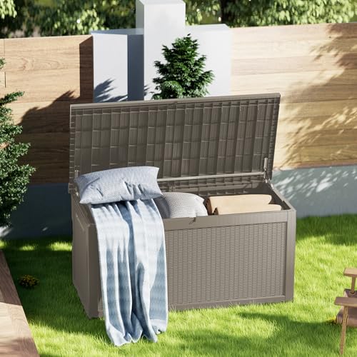 320 Gallon Lockable Resin Deck Box