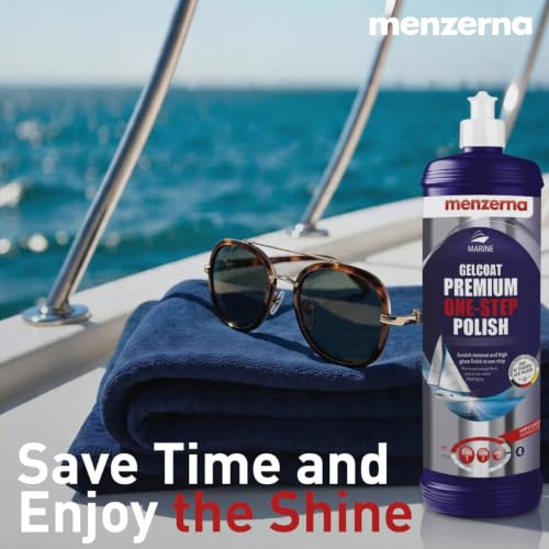 Premium One Step Gelcoat Polish 32 oz I Boat & Caravan Polish (32 Fl Oz)