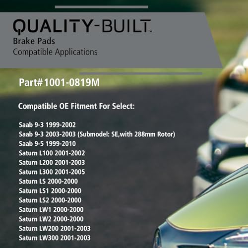 Front Semi Metallic Brake Pads