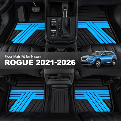 Rubber Floor Mats for Nissan Rogue 2021