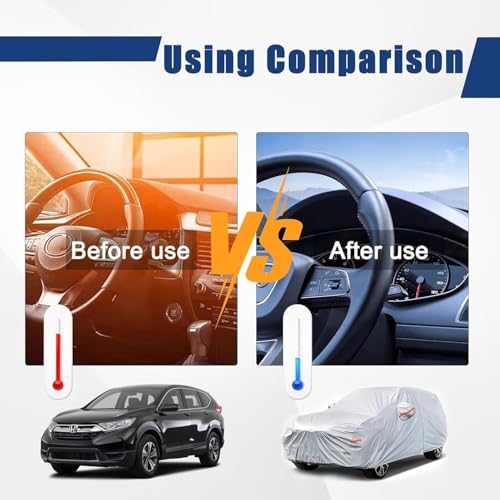 6 Layers Hatchback Waterproof Car Cover for Ford Fiesta 1989