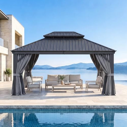 12' X 16' Hardtop Gazebo with Drainage