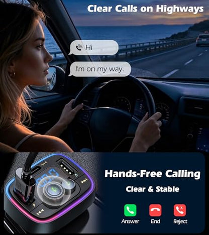 Bluetooth Car Adapter 5.4