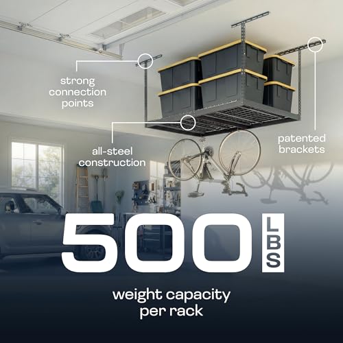 MonsterRax 4x6 Overhead Garage Storage Rack