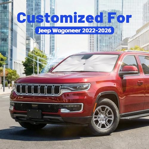 Car Windshield Sun Shade for Jeep Wagoneer 2022