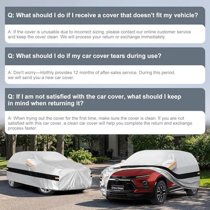 10 Layers SUV Car Cover Custom Fit for Chevrolet Chevy Blazer