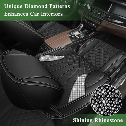 Bling Diamond Embroidered Seat Covers for Subaru WRX 2015