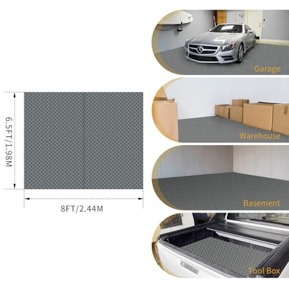 2Rolls 4x6.5FT Garage Floor Mat