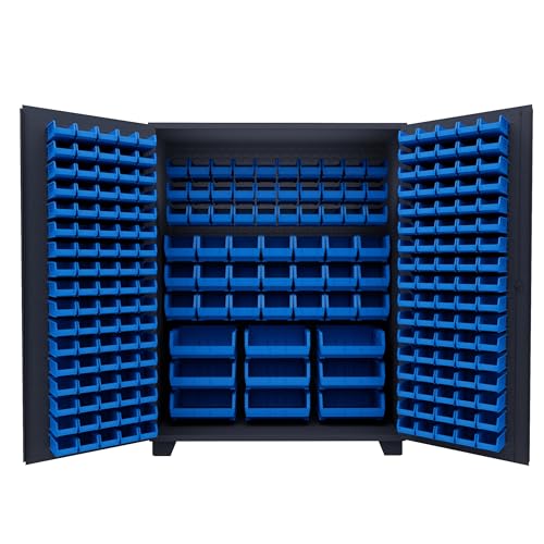Tool Storage Cabinet with Bin Mounts