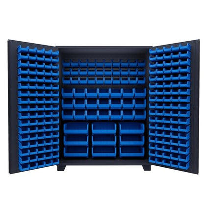 Tool Storage Cabinet with Bin Mounts