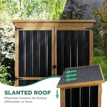 Outdoor Storage Cabinet Waterproof with Shelves