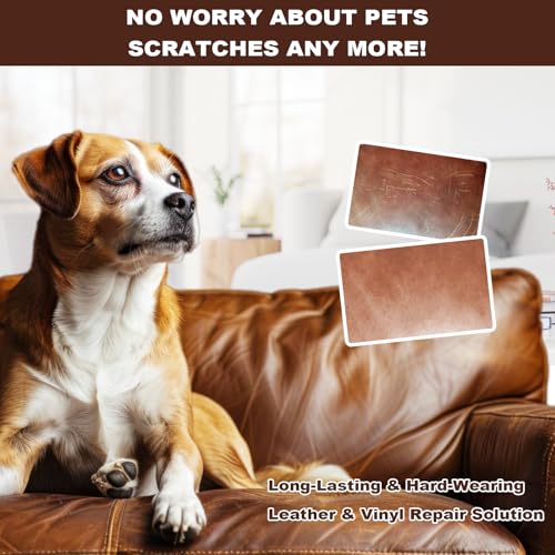 Brown Leather & Vinyl Repair Kit for Furniture