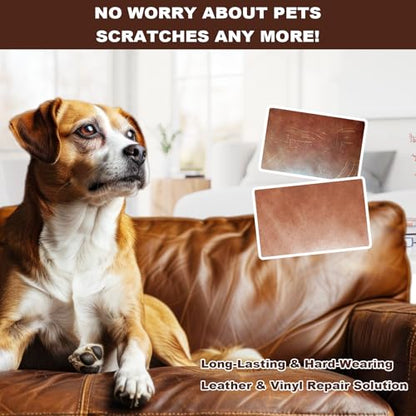 Brown Leather & Vinyl Repair Kit for Furniture