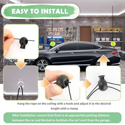 2PCS Tennis Garage Parking Aid with Lanyard