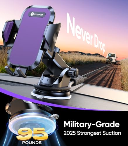 Stable Car Phone Holder [Upgraded Strongest Suction