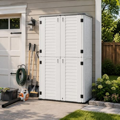 53 Cu.Ft Tall Outdoor Storage Shed with Reinforced Floor
