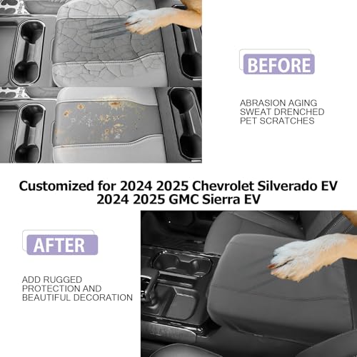 2025 2026 Silverado EV Center Console Cover Compatible with 2024 2025 2026 Silverado EV