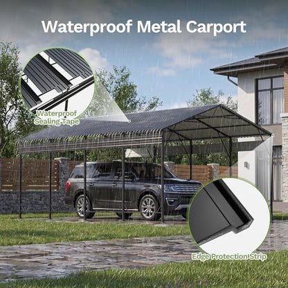 12x20 FT Metal Heavy Duty Carport