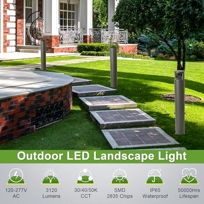 LED Bollard Landscape Light