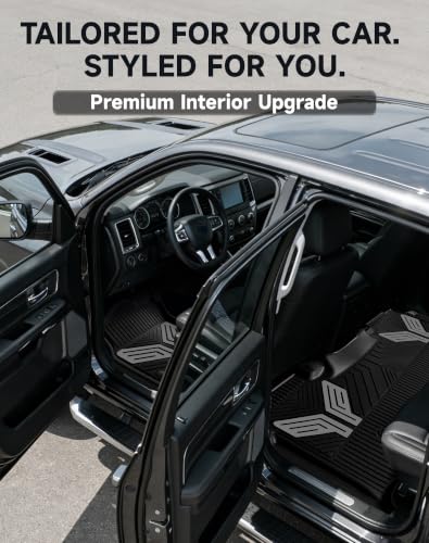Premium Color TPE Floor Mats for Ram 1500 Crew