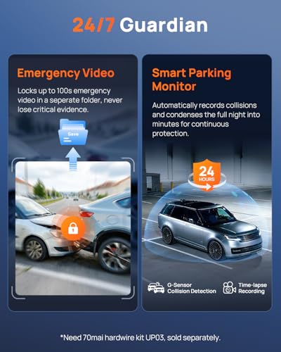 M310 Plus 4K Dash Cam Front with Night Vision