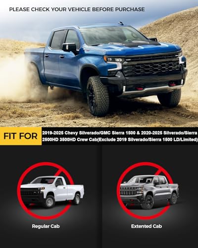 Running Boards & Steps Nerf Bars Fit for 2019 (2 Count)