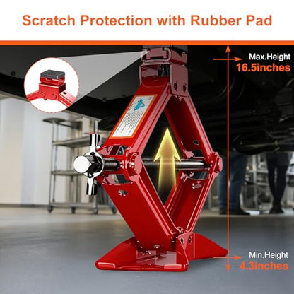 2.5T Scissor Jack Car Tire Changing Emergency Kit