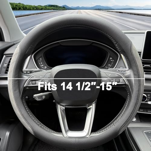Nappa Leather Steering Wheel Cover