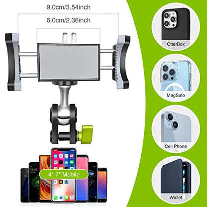 Suction Cup Phone Mount 360 Rotating Universal Ball Head Arm for Car Dashboard Windshield Vehicle Sunroof