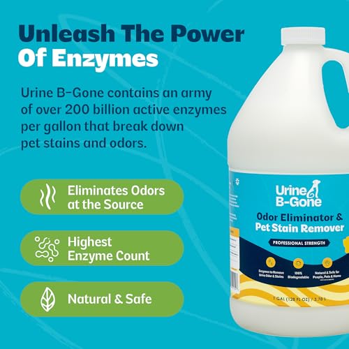 Urine B Gone Enzyme Cleaner for Human (128 Fl Oz)