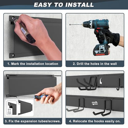 Wall Mounted Garage Tool Organizer