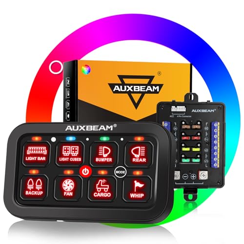 RB80 RGB 8 Gang Switch Panel w