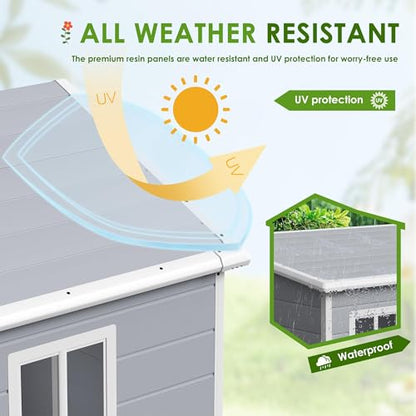 Plastic Outdoor Storage Shed