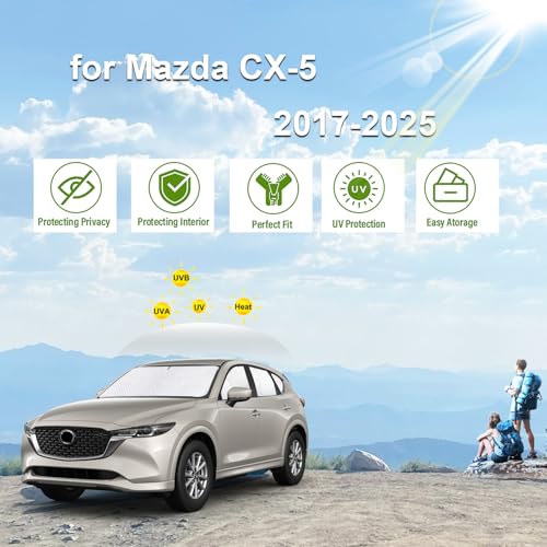 8pcs Thicken Full Sun Shades for Mazda CX (8 Count)