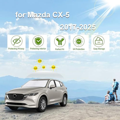 8pcs Thicken Full Sun Shades for Mazda CX (8 Count)