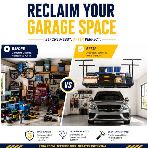 3 x 6FT Overhead Garage Storage Rack