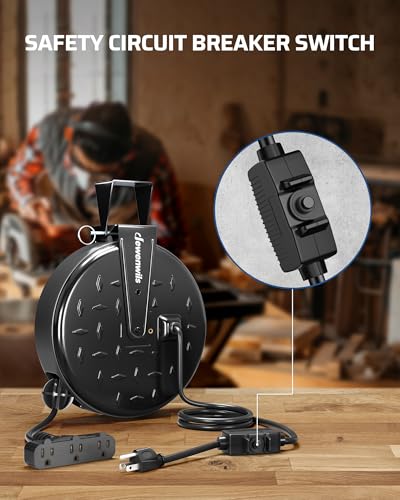 Retractable Extension Cord Reel