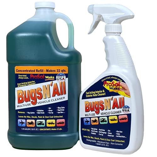 Bugs N’ All Multipurpose Car Cleaner & Degreaser (153.7 Fl Oz)