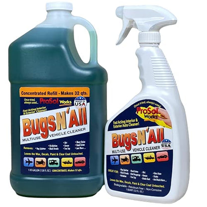 Bugs N’ All Multipurpose Car Cleaner & Degreaser (153.7 Fl Oz)