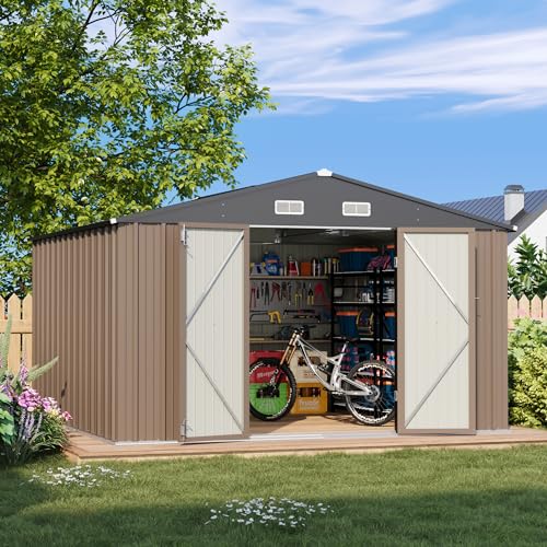 10x10 FT Metal Storage Shed