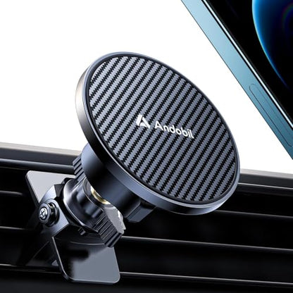 for MagSafe Car Mount [Strong Magnet&Metal Clip] Vent Phone Holder