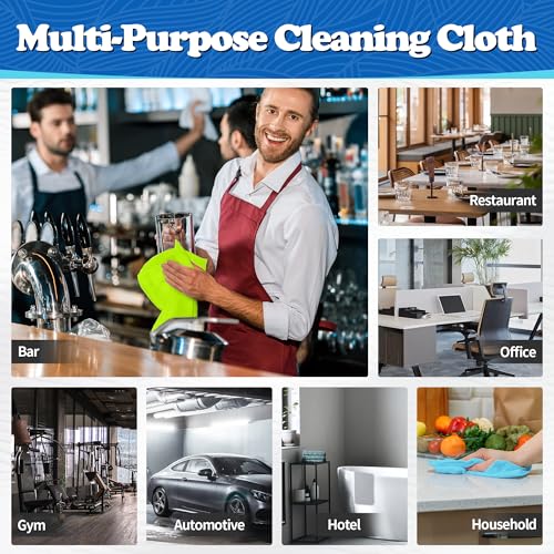 Shop Towels Microfiber Cleaning Cloth Bulk (200 Count)