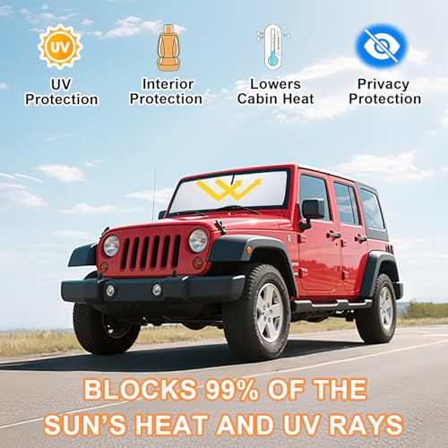 Windshield Sun Shade for Jeep Wrangler JK 2007