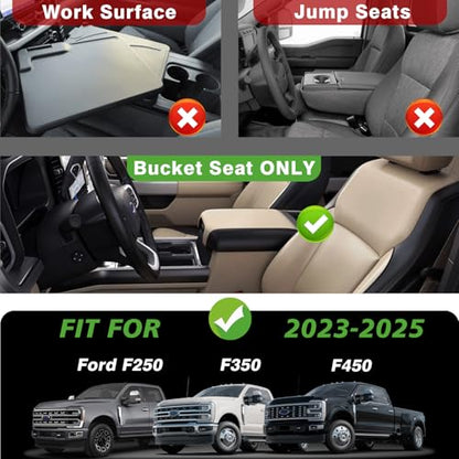Armrest Cover for Ford F250 F350 F450 2023