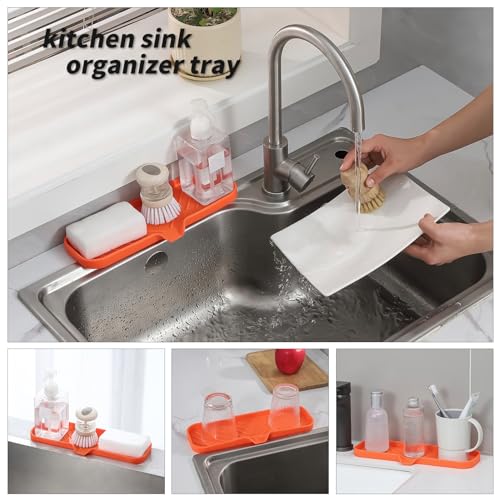 Silicone Soap Dish with Drain Spout