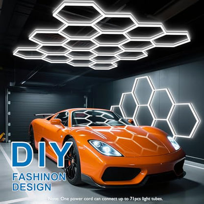 Hexagon Garage Lights (71 Count)