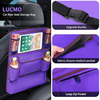 Car Backseat Organizer with Touch Screen Tablet Holder (10.5822 Ounce)
