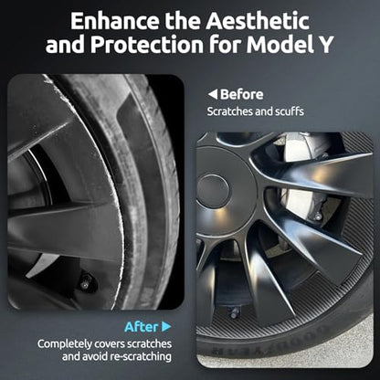 Wheel Rim Protector for Tesla Model Y 20 Inch Induction Wheels All