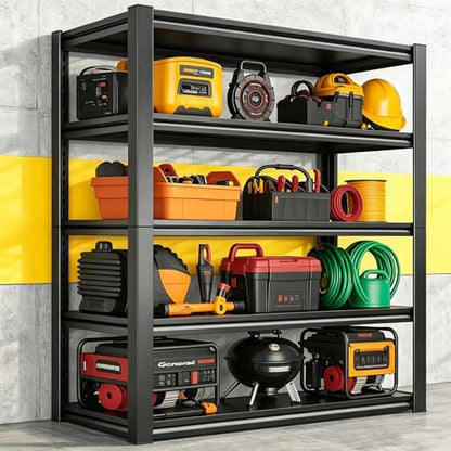 45''W Garage Shelving Heavy Duty Metal Storage Shelves Series (5 Count)