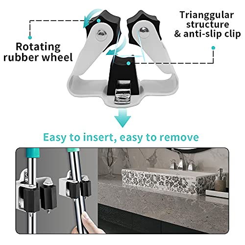 Broom Holder Wall Mount 50 Pack (50 Count)